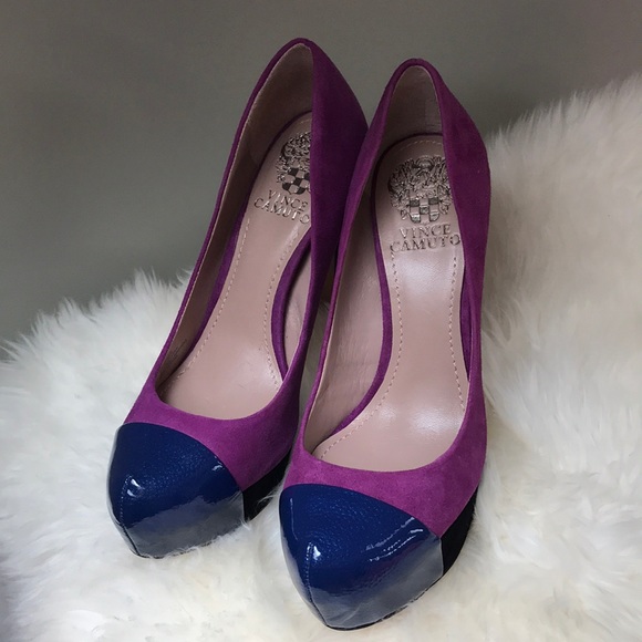 Vince Camuto Shoes - VINCE CAMUTO (SZ 6.5) PLATFORM COLOR BLOCK HEELS